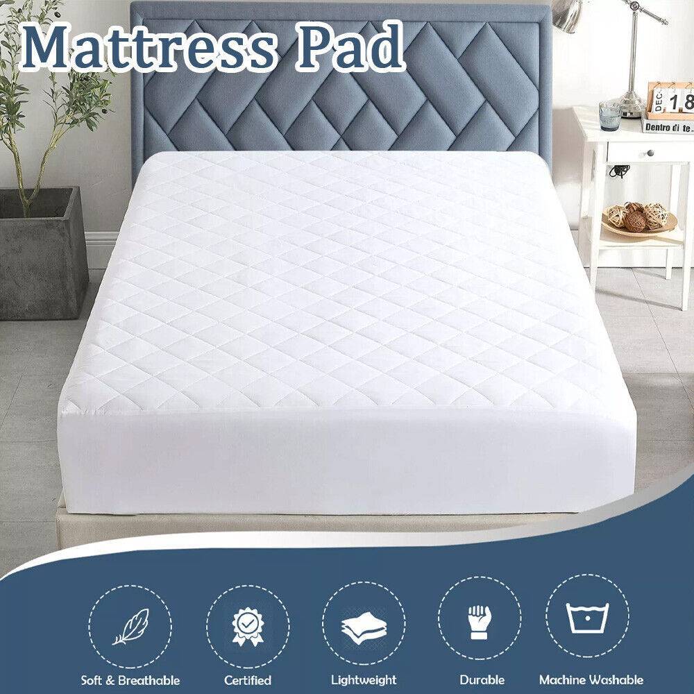 Quilted Cooling Mattress Pad Topper