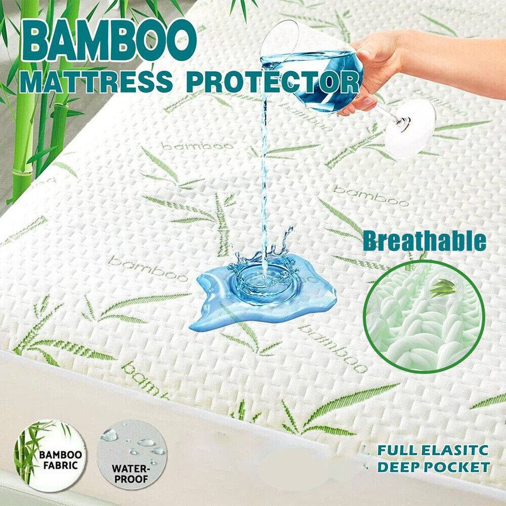 Waterproof Bamboo Fully Fitted Mattress Protector